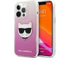 Apple iPhone 13 Pro Max Karl Lagerfeld dėklas Choupette Head (KLHCP13XCTRP) rožinės spalvos