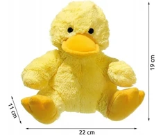 Karlie, Gaggi Duck, pliušinis žaislas šuniui, geltonas, ilgis 22 cm, plotis 11 cm