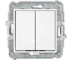 Karlik Elektrotechnik Karlik Karlik Mini žvakidės jungtis 25MWP-2, matinė balta