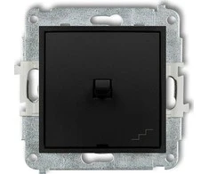 Karlik MINI Amerikos stiliaus laiptų jungtis juoda kilimėlis 12MWPUS-3