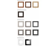 Karlik Deco 12-12-DRG-2 dvigubas rėmas, juodas stiklas