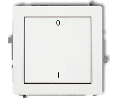 Karlik DECO dvipolis baltas / 0-1 / DWP -9