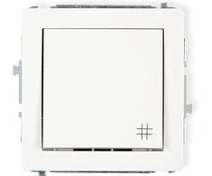 Karlik DECO skersinė jungtis balta (DWP-6)