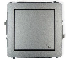 Karlik DECO trapo jungtis sidabro metalo (7DWP-3)
