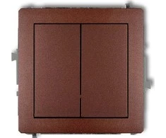 Karlik Elektrotechnik 9DWP-2 DECO žvakidės jungiklis metalo rūda 9DWP-2