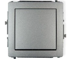 Karlik Elektrotechnik 7DWP-4 DECO mygtukas /varpelis/ metalinė sidabrinė 7DWP-4