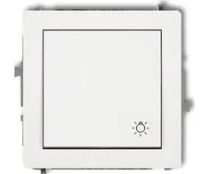 Karlik Deco mygtukas / lengvas / baltas (DWP-5)