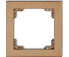 Karlik Elektrotechnik 8DR-1 DECO Ramka pojedyncza auksinė metalik 8DR-1