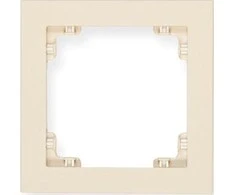 Karlik Elektrotechnik 1DR-1 DECO Vieno rėmo smėlio spalva 1DR-1
