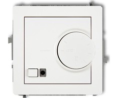 Karlik DECO Elektroninis temperatūros reguliatorius su oro jutikliu baltas DRT-2