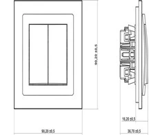 Karlik DECO sidabro metalo (7DWP-2)