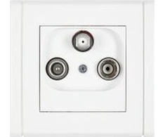 Karlik FLEXI RTV-SAT galutinis antenos lizdas 1,5 dB grafitas 11FGS
