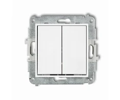 Karlik Elektrotechnik 25IWP-2 ICON Žvakidės jungiklio mechanizmas baltas matinis 25IWP-2