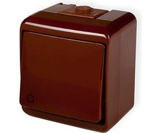 Karlik Elektrotechnik 4WHE-4 JUNIOR Mygtukas /skambutis/raudonas IP54 4WHE-4