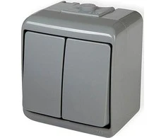 Karlik Elektrotechnik 10WHE-2 JUNIOR Žvakės jungiklis šviesiai rutulys IP54 10WHE-2