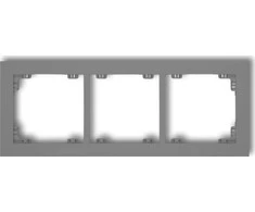 Karlik Elektrotechnik 27DR-3 DECO Universalus trigubas rėmas su plastikiniu rutuliniu kilimėliu 27DR-3