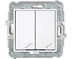 Karlik Elektrotechnik Karlik Łącznik schodowy Icon IWP-33 podwójny balta