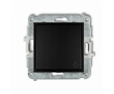 Karlik Elektrotechnik 12IWP-5 ICON Jungiklio mechanizmas, šviesus, matinė juoda 12IWP-5