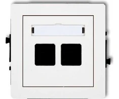 Karlik Vieno multimedijos lizdo mechanizmas be Karlik Deco DGM-2P modulio