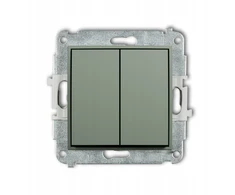 Karlik Elektrotechnik 61MWP-66.1 MINI Dvigubo kryžminio jungiklio mechanizmas (du klavišai be piktogramos) sage 61MWP-66.1