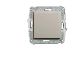 Karlik Elektrotechnik 60MWP-6.1 MINI Kryžminio jungiklio mechanizmas (vienas klavišas be piktogramos) taupe 60MWP-6.1