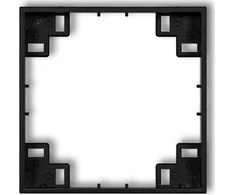 Karlik Elektrotechnik 12MRP-1 MINI Tarpinis rėmas juoda matinis 12MRP-1