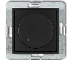 Karlik MINI Button- pasukite elektroninis reguliatorius LED lempoms juoda kilimėlis 12MRO-2