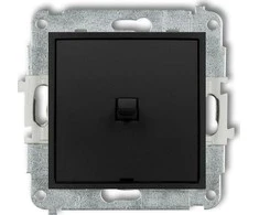 Karlik MINI Single Amerikietiško stiliaus juoda kilimėlis 12MWPUS-1