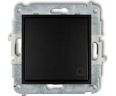 Karlik MINI mygtukas / varpas / juoda kilimėlis 12MWP-4