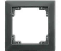 Karlik Elektrotechnik 28DRSO-1 DECO Universalus viengubas rėmas pagamintas iš DECO Soft grafito matinio 28DRSO-1