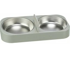 Trixie Karmnik dla Zwierząt Trixie Baltas Nerūdijantis plienas Plastikowy 500 ml 32 x 5 x 16 cm