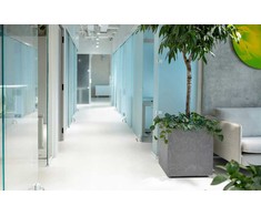 Lamela Gėlių stovas KARO 800x400x400 betonas ECO recycled - šviesiai pilkas betonas LA936-70 Lamela