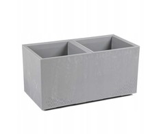 Lamela Gėlių stovas KARO 800x400x400 betonas ECO recycled - šviesiai pilkas betonas LA936-70 Lamela