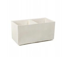 KARO gėlių stovas 800x400x400 perdirbtas betonas - kreminė LA936-74 LAMELA