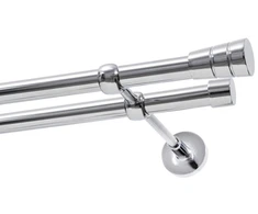 Karpol Dvigubas karnizas FI 19 mm chromuotas 480 cm kūgio formos KOWALSKI