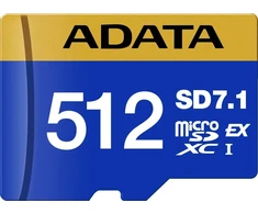 ADATA 512 GB Micro SDXC atminties kortelė