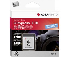 Atminties kortelė AgfaPhoto CFexpress 1TB Profesionalus didelės spartos