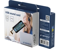 Garso plokštė/audio adapteris „Virtus“ SC-USB-02 USB Gembird