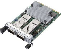 Karta jungiama į tinklą Broadcom Broadcom NetXtreme E-Series N2100G - Netzwerkadapter - PCIe 4.0 x16 Low-Profile - 100 Gigabit QSFP56 x 2