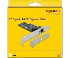 DeLOCK PCI Express x1 Karte auf 1 x 2,5 Gigabit LAN, LAN-Adapteris
