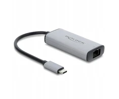 Karta jungiama į tinklą Delock USB Type-C™ Adapteris sieciowy 10 Gigabit LAN 1 x RJ45 (81590)