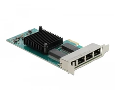 Delock PCI Express x1 Netzwerkkarte Gigabit LAN 4 x RJ45 i350