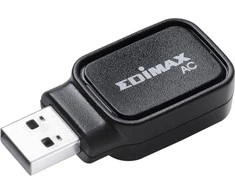 Edimax AC600 Dual-Band Wi-Fi USB Adapteris 2.4GHz/5GHz, Antenos tipas Vidinis, USB jungtys kiekis 1