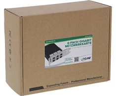 Karta jungiama į tinklą InLine ® 6-krotny Gigabit karta jungiama į tinklą 6x RJ45 1 Gb/s PCIe x4