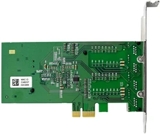 Karta jungiama į tinklą InLine ® Quad Gigabit karta jungiama į tinklą 4x RJ45 1 Gb/s PCIe x1