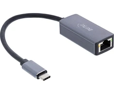 Tinklo plokštė InLine® USB 3.2 į 2.5G eterneto tinklo adapterio kabelis, USB Type-C į RJ45