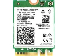 INTEL NIC WI-FI 6 AX200 2230 2x2 AX+BT vPro