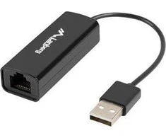 LANBERG NC-0100-01 Adapteris Lan Card USB 2.0 - RJ45 100MB ant kabelio
