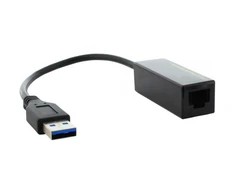 Karta jungiama į tinklą MicroConnect USB - RJ-45 Juodas (USBETHGW10)