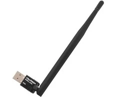Qoltec belaidis adapteris Wi-Fi USB su antena, 57001